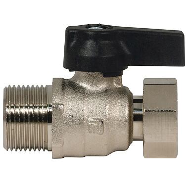 PINTOSSI kohout kulový - 3/4" - černý