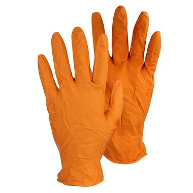 1511912365 DNK rukavice nitrilové oranžové 8/M