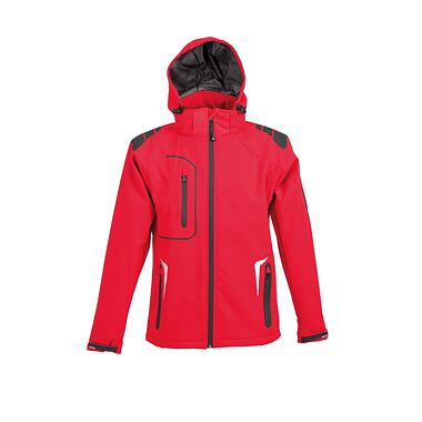 992652 ARTIC bunda softshellová červená