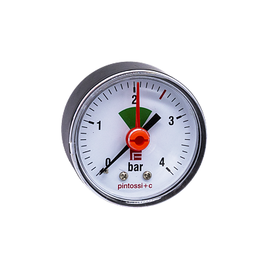 PINTOSSI Manometr se zadním připojením 1/4" 4BAR Ø50