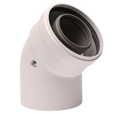 WBCUR61045 Koleno souosé DN 60/100 - 45°