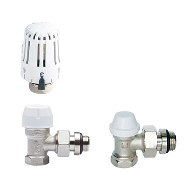PINTOSSI Sada termostatického rohového ventilu s přednastavením 3/8"