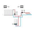 EU-517 Bezprocesorový modul pro řízení 2 oběhových čerpadel